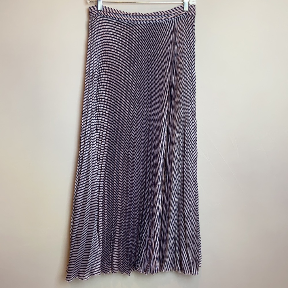 Birgitte Herskind Nessa Pleated Skirt Midi Striped - Picture 2 of 9